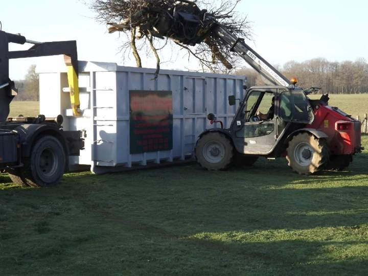 Benne transport déchets Limoges